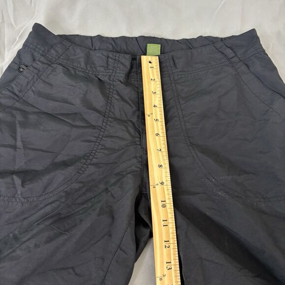 REI Shorts Womens Sz 12 Black Hiking Shorts 5-pocket Wicking UPF 50+ - Picture 5 of 12